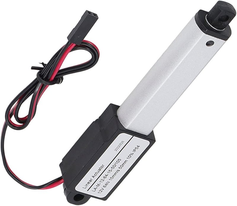 50mm Micro Linear Actuator 12V DC Electric Aluminum ABS for Agricultural Medical Equipment - Image 1