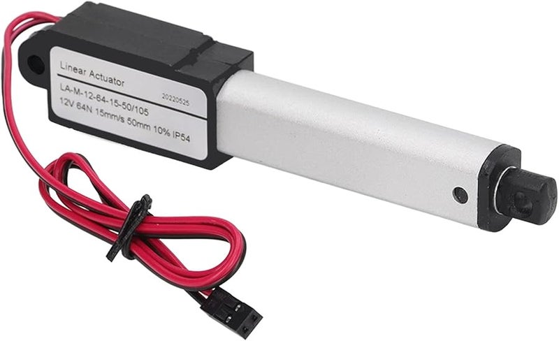50mm Micro Linear Actuator 12V DC Electric Aluminum ABS for Agricultural Medical Equipment - Image 2
