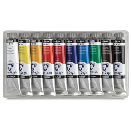 Van Gogh Oil Paints - Set of 10, Assorted Colors, 20 ml Tubes - Image 2