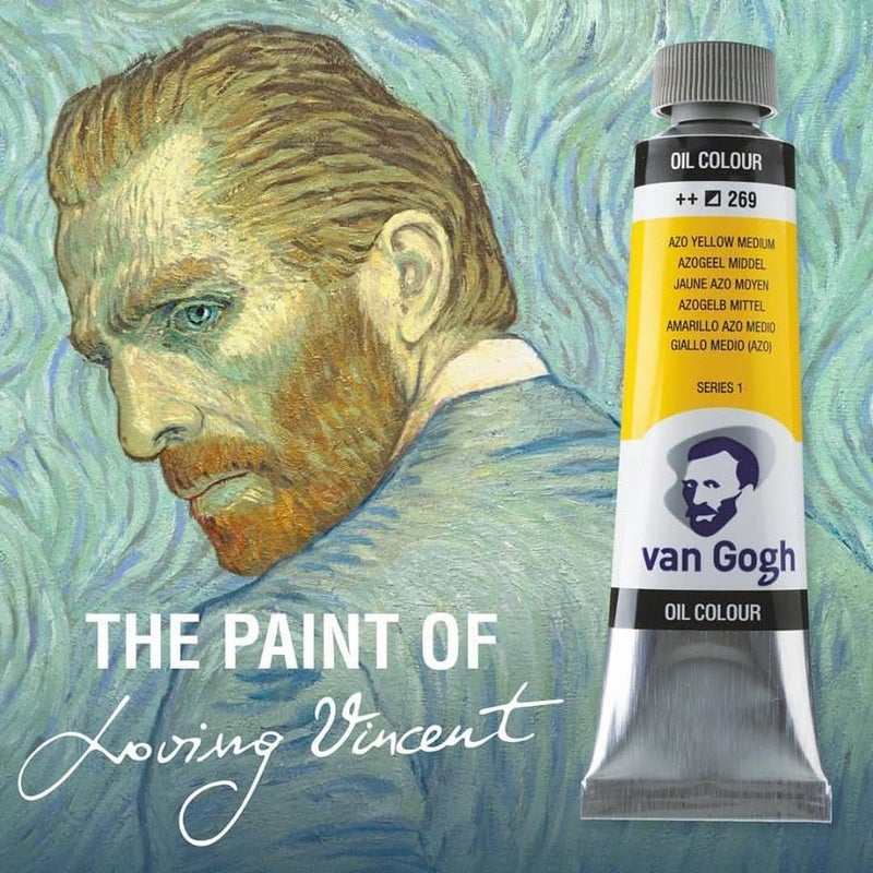 Van Gogh Oil Paints - Set of 10, Assorted Colors, 20 ml Tubes - Image 4