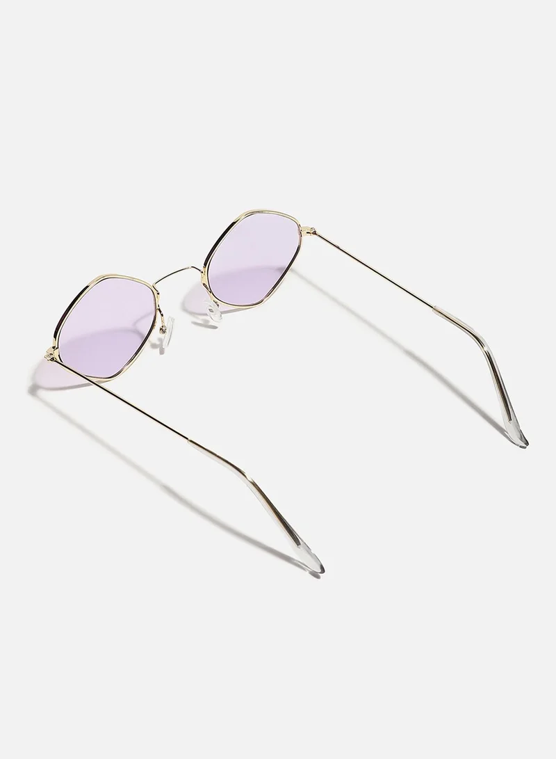 Haute Sauce Frame Lavender Retro Sunglass
