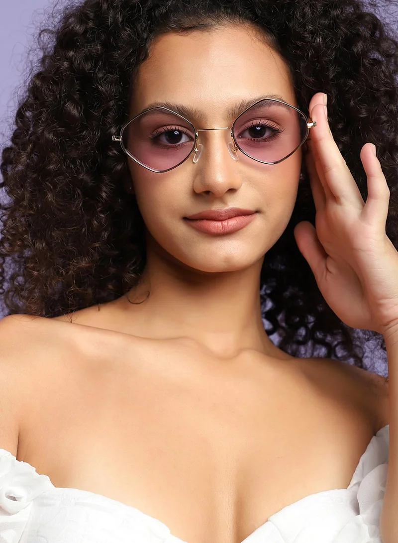 Haute Sauce Frame Lavender Retro Sunglass
