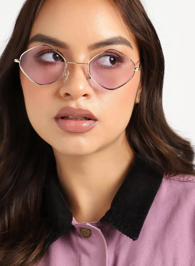 Haute Sauce Frame Lavender Retro Sunglass
