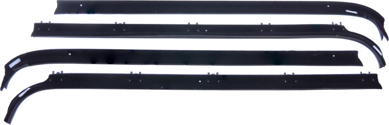 APDTY 140850 Door Window Channel Rubber Belt Weatherstrip Dew Wipe Set Front Left Right Inner & Outer (Replaces E9TZ1521536A, F0TZ1521536A, F5TZ1521536A) - Image 2