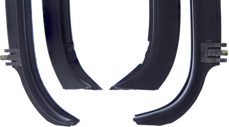 APDTY 140850 Door Window Channel Rubber Belt Weatherstrip Dew Wipe Set Front Left Right Inner & Outer (Replaces E9TZ1521536A, F0TZ1521536A, F5TZ1521536A) - Image 3