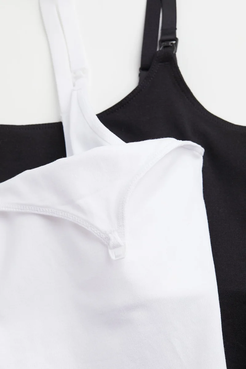 H&M  MAMA 2-pack nursing tops for Women | Best Price UAE
