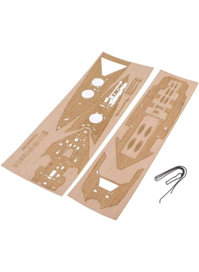 silvercnc - Trumpeter 1/350 Scale HMS Hood British Battleship Wooden Deck Parts - Image 1