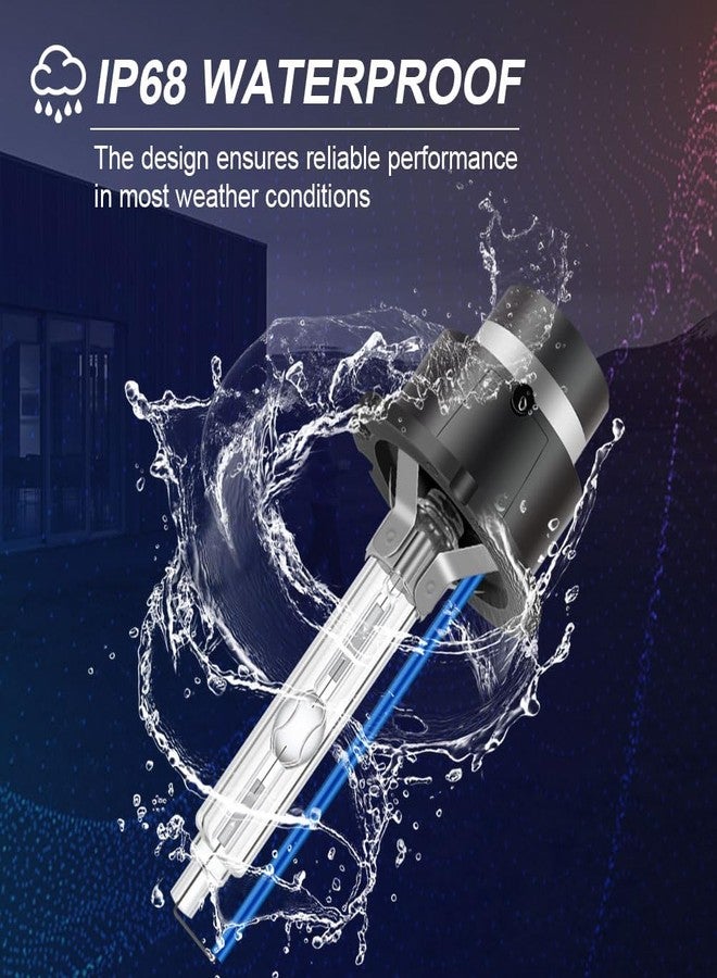 ERATO مصابيح أمامية Erato D4S مناسبة لسيارات لكزس LS600 وLS600H وLS600HL موديلات 2008-2012، ولكزس IS250 وIS350 موديلات 2006-2015، بقوة 35 واط ودرجة حرارة لون 8000 كلفن، لون أزرق ثلجي، تعمل بجهد 12 فولت، عبوة من قطعتين. - Image 4