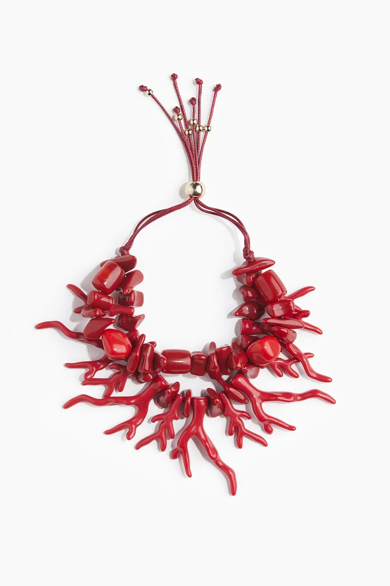 اتش اند ام Coral-look bracelet