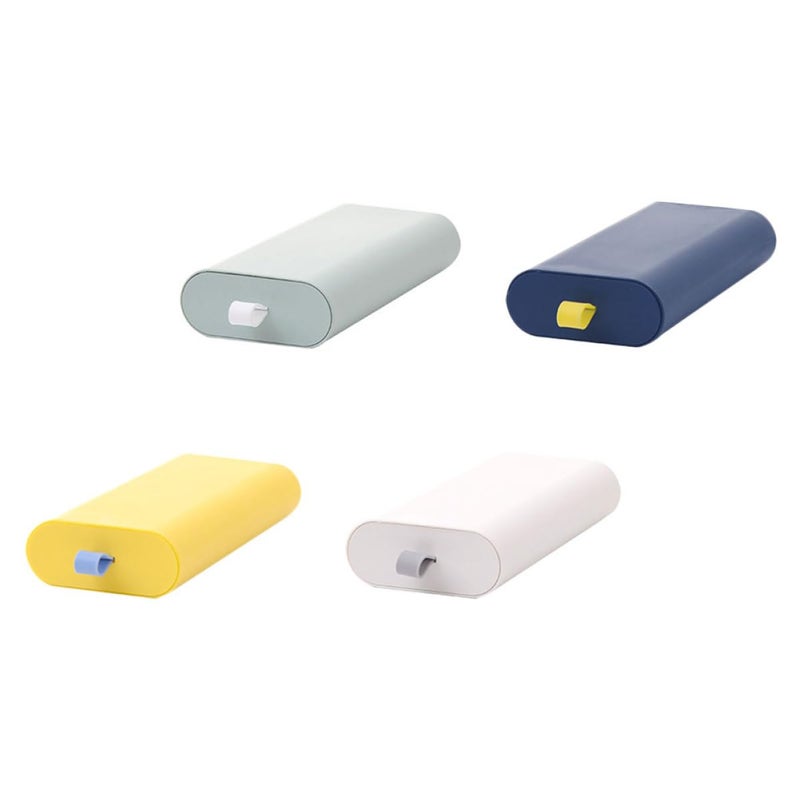 4Pcs Multi Color Under Desk Drawer Organizers Pull Out Storage Boxes With Adhesive - Image 2
