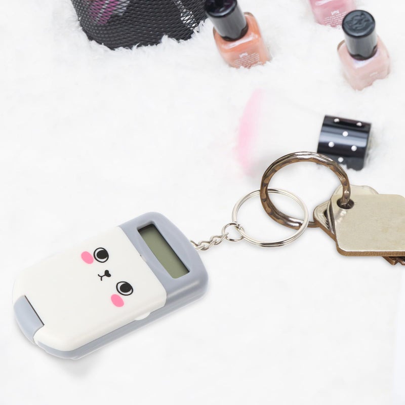 2Pcs Mini Portable Calculator Set Gray Basic Functions LCD Display Lightweight Exam Tool - Image 4