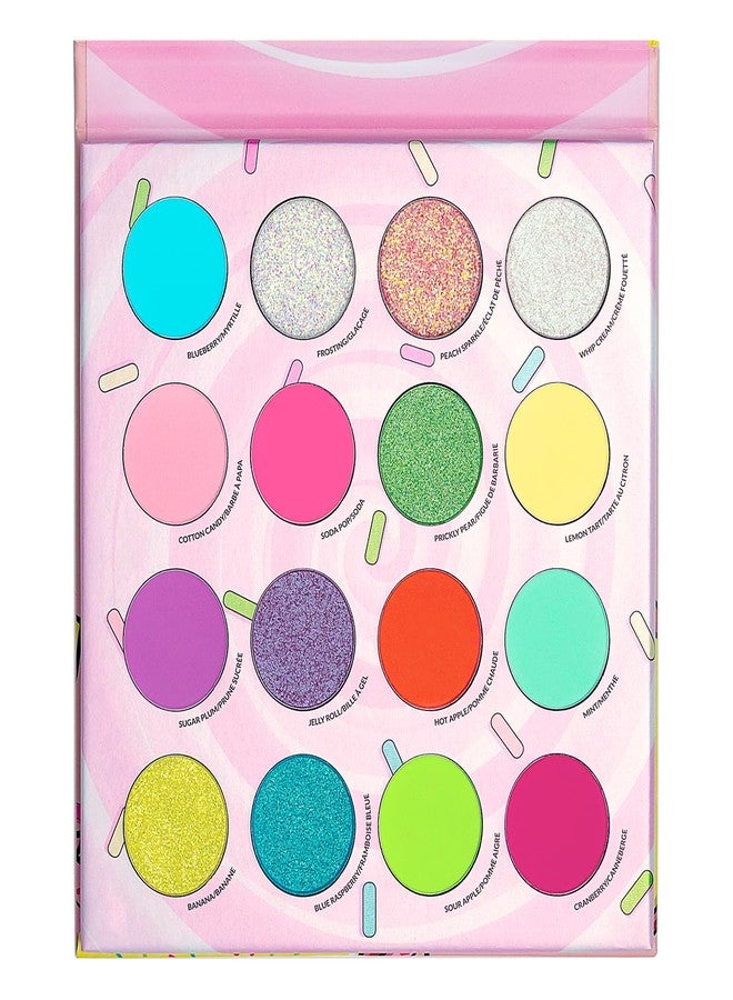 Kimchi Chic Donut Collection Eyeshadow Palette - 16 Matte, Pigment, & Glitter Shadows, Versatile for Day to Night Looks, Cruelty Free, Rainbow Sprinkles - Image 5
