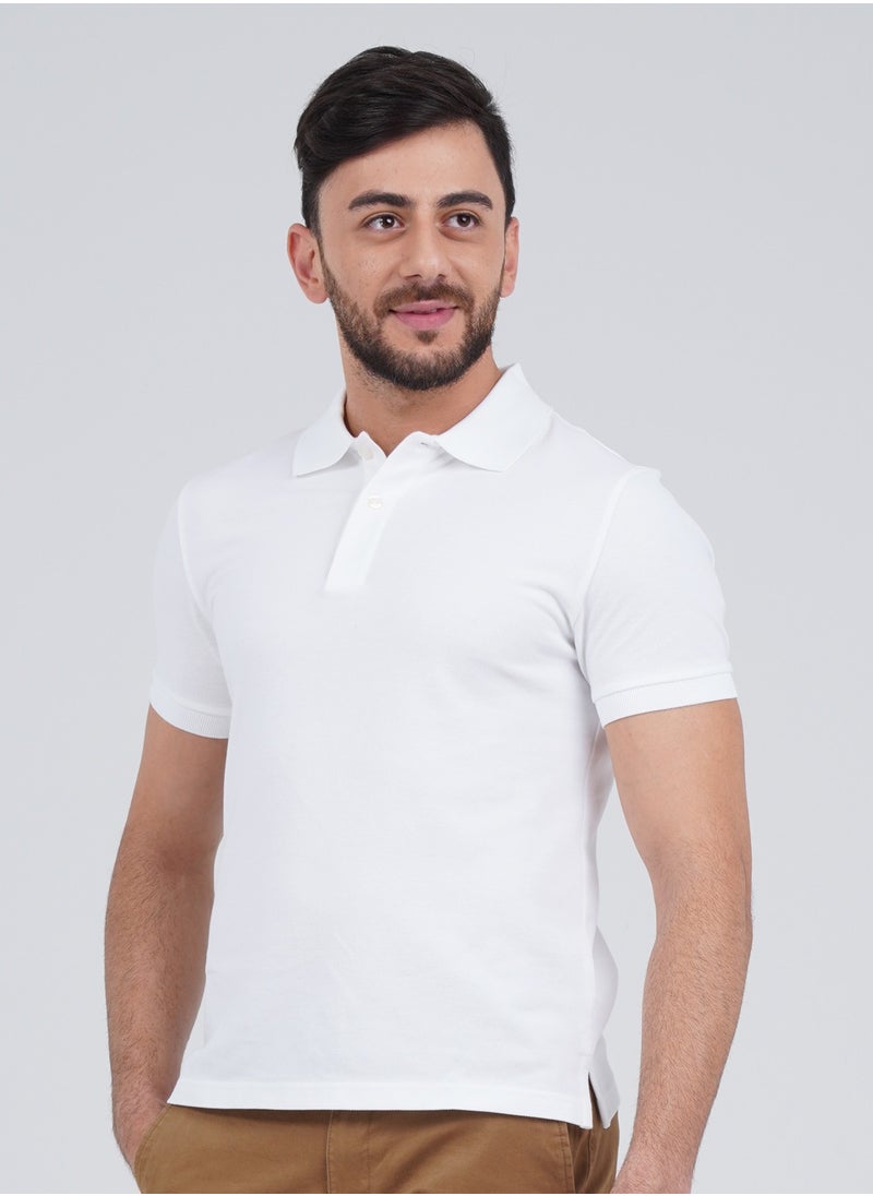 GIORDANO - Men Solid Performance Polo - Image 1