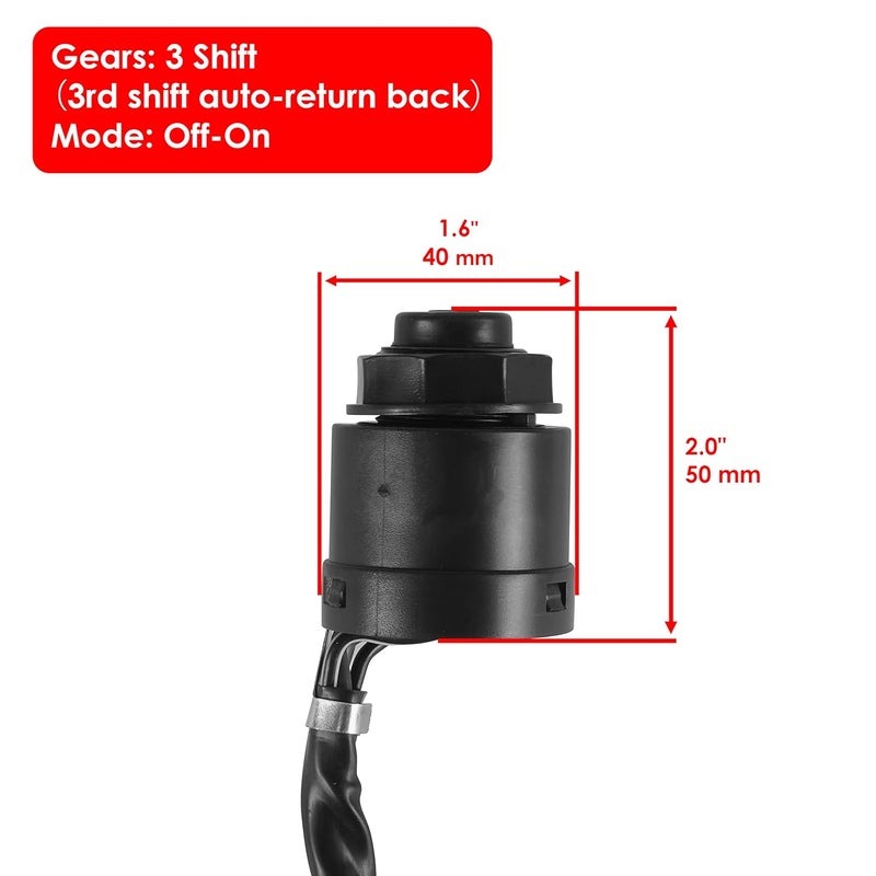 Caltric Ignition Key Switch for Kawasaki Mule 610 4X4 KAF400 (2007-2016) - Image 2