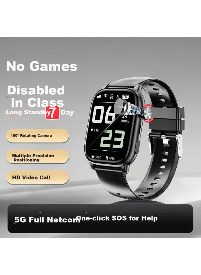 Aborni [no Games In Class] Children's Smarch, 5g Full Network Compatible, Sim Card Slot, Hd Video, Long Battery Life, Positioning, Payment Function, Waterproof, For Primary And Secondary School Students, Boys And Girls - Image 1