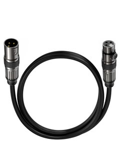VICTGOAL XLR Microphone Cables, Oxygen-Free Copper 3-Pin Male to Female Microphone Cable for Speaker, PA System, Podcast Audio Mixer, Studio Monitors, Audio Recording and More（1M/3M/5M）  - Image 1