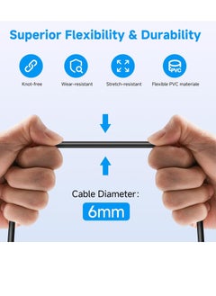 VICTGOAL XLR Microphone Cables, Oxygen-Free Copper 3-Pin Male to Female Microphone Cable for Speaker, PA System, Podcast Audio Mixer, Studio Monitors, Audio Recording and More（1M/3M/5M）  - Image 3