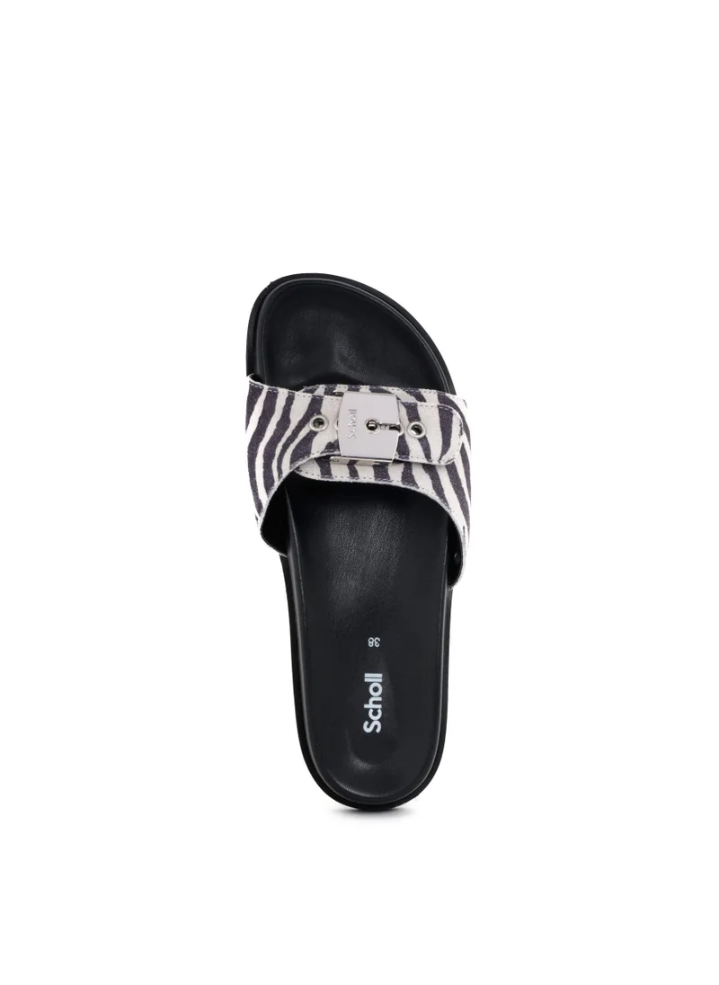 Scholl MULES BLACK/WHITE PESCURA ANNE