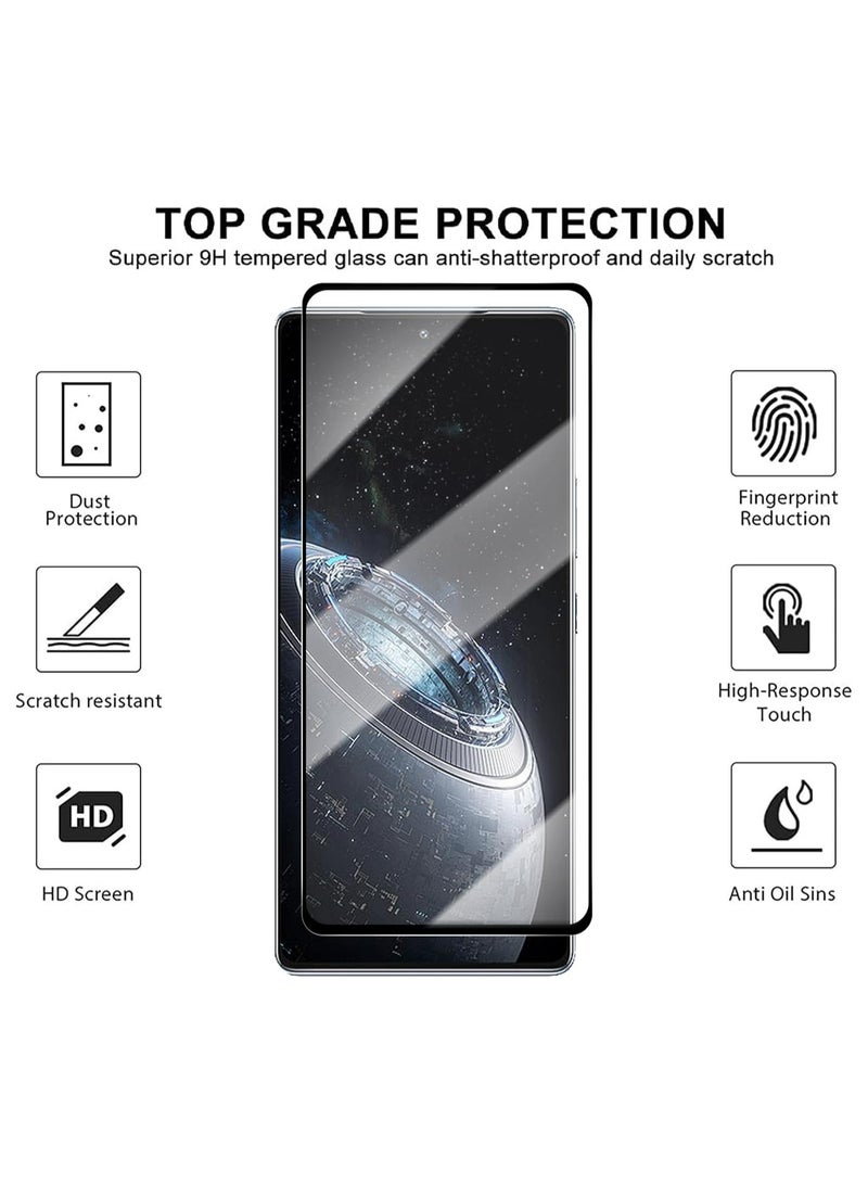 [1+2 مجموعات] لغطاء و واقي شاشة OnePlus Nord 4 5G غطاء TPU رقيق مضاد للصدمات مع وسادة هوائية [غير سهل الاصفرار]