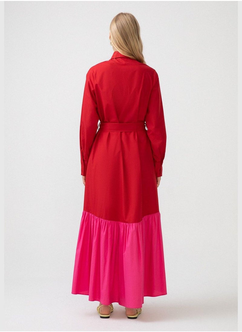 Touche - BELTED SHIRT DRESS - Image 1
