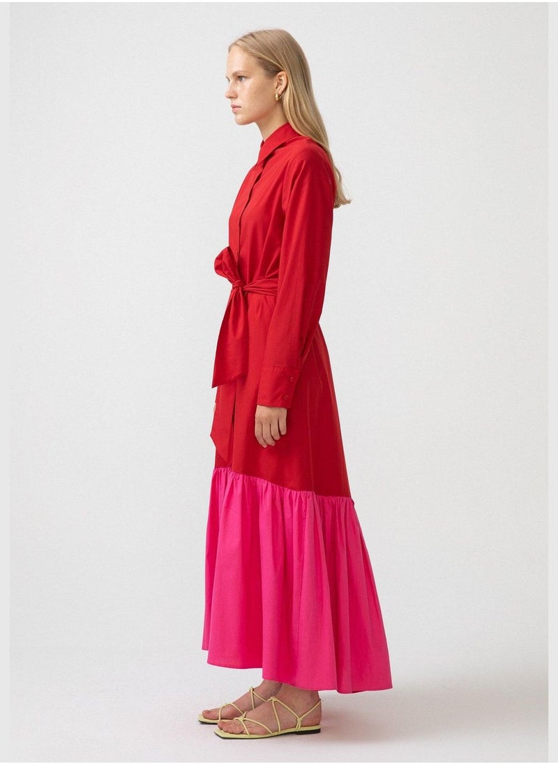 Touche - BELTED SHIRT DRESS - Image 1