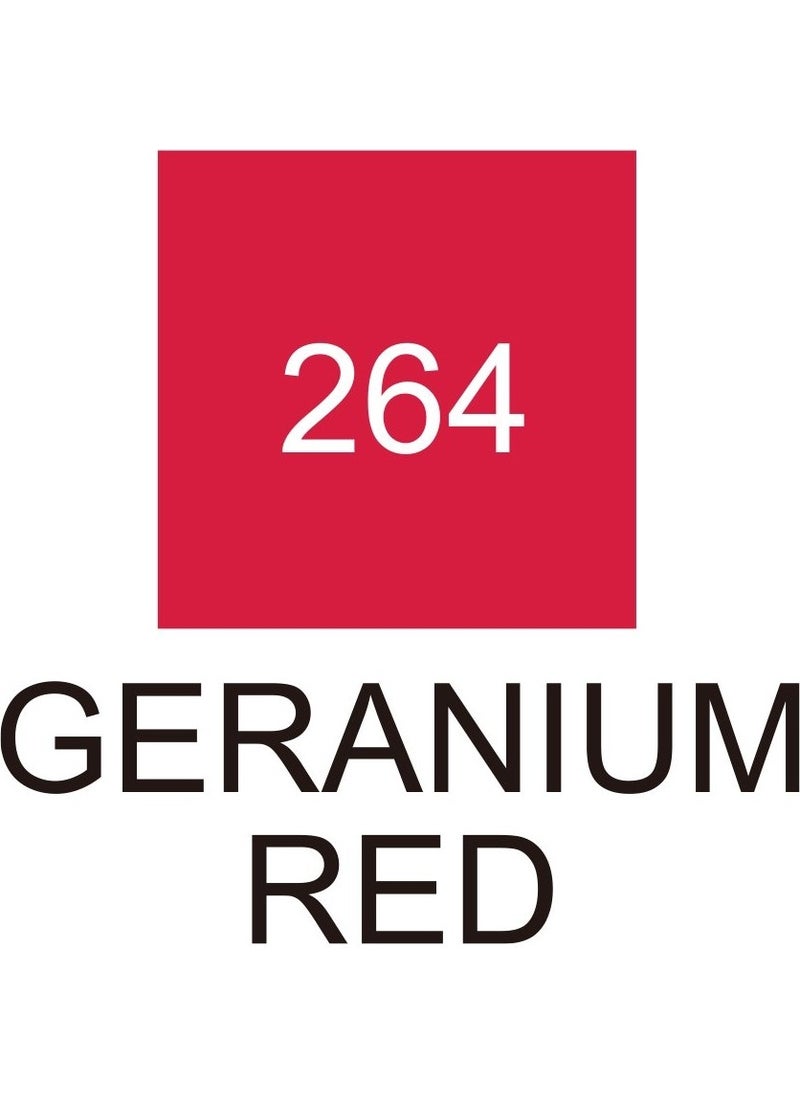 Zig Kurecolor KC3000 Twin S Marker Pen 264 Geranium Red  - Image 3