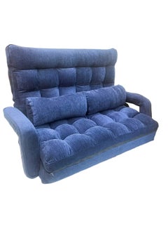 Albawadi Folding Sofa Floor Chair Comfort Bed with Double Pillows Adjustable Back  - Image 1