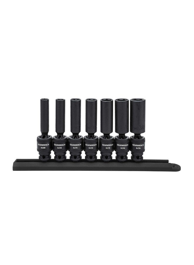 GEARWRENCH 7 Pc. 3/8" Drive 6 Pt. Deep Universal Impact SAE Socket Set - 84923N - Image 2