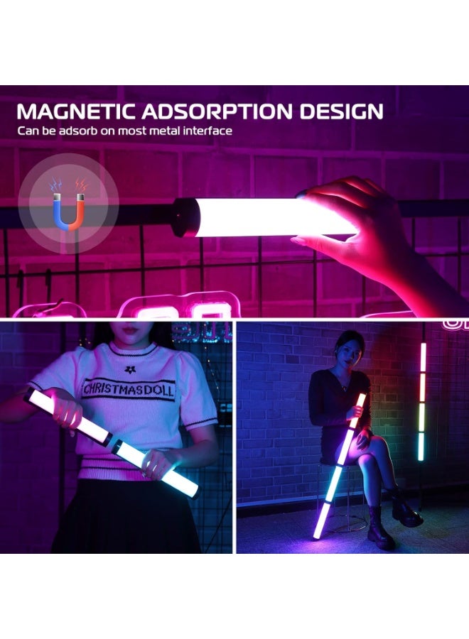 Ulanzi عصا ضوء RGB VL110، عصا ضوء محمولة لكاميرا LED، أنبوب ضوء بار، قابل للتعتيم من 2500-9000K، بطارية 2600mAh CRI 95+ مع جذب مغناطيسي للتصوير الفوتوغرافي Vlog TIK Tok - Image 4