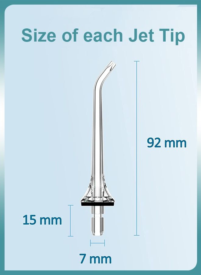 DBLEW Universal 5 Pack Replacement Tips For Water Flossers Standard Oral Irrigator Jets Tongue Cleaner Orthodontic Dental Plaque Periodontal Heads - Image 5