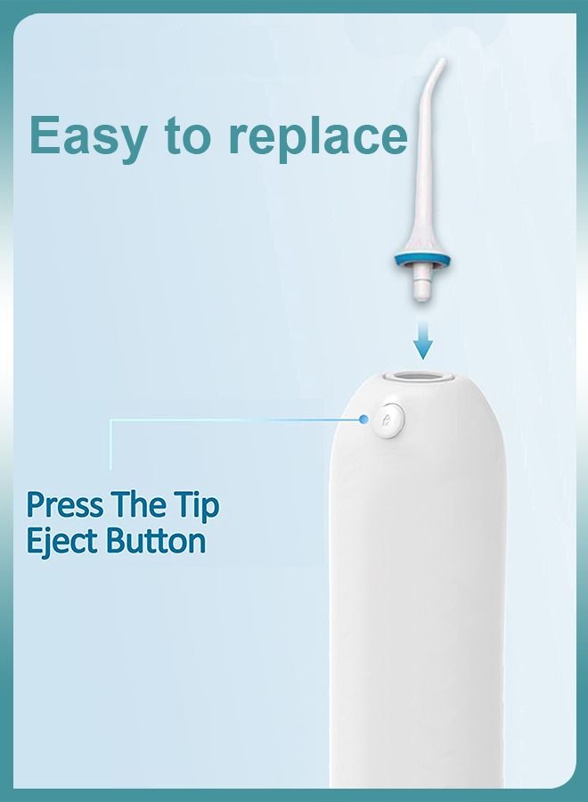 DBLEW Universal 5 Pack Replacement Tips For Water Flossers Standard Oral Irrigator Jets Tongue Cleaner Orthodontic Dental Plaque Periodontal Heads - Image 3