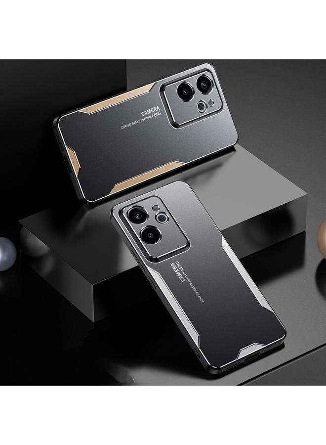 S-TOP Case For Realme GT 6 Blade Series TPU Hybrid Metal Phone Case - Image 2
