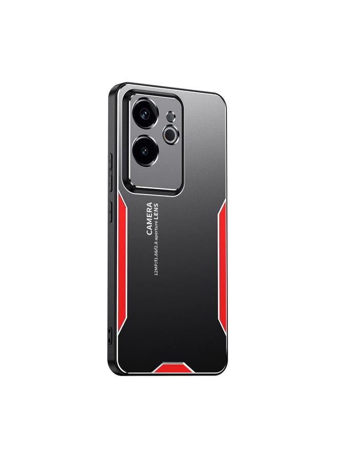 S-TOP Case For Realme GT 6 Blade Series TPU Hybrid Metal Phone Case - Image 1