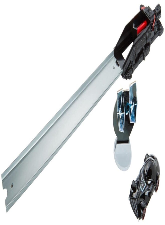 Hot Wheels Star Wars Lightsaber Blast & Battle Darth Vader Vehicle Launcher - Image 1