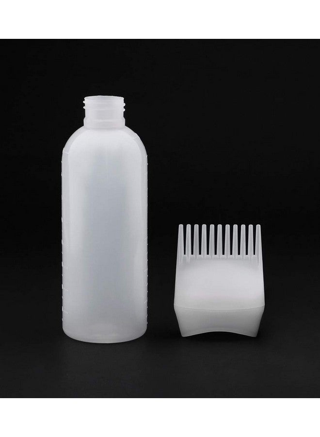 Yebeauty Yebeauty 2 Pack 6 Ounce Hair Dye Bottle Applicator Brush Root Comb Bottle with Graduated Scale - White - Image 5