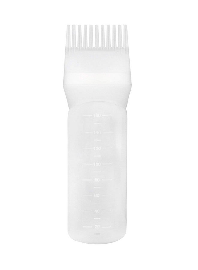 Yebeauty Yebeauty 2 Pack 6 Ounce Hair Dye Bottle Applicator Brush Root Comb Bottle with Graduated Scale - White - Image 3