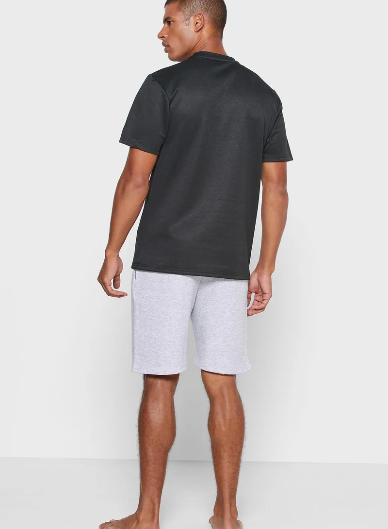 Seventy Five T-Shirt & Shorts Pyjama Set