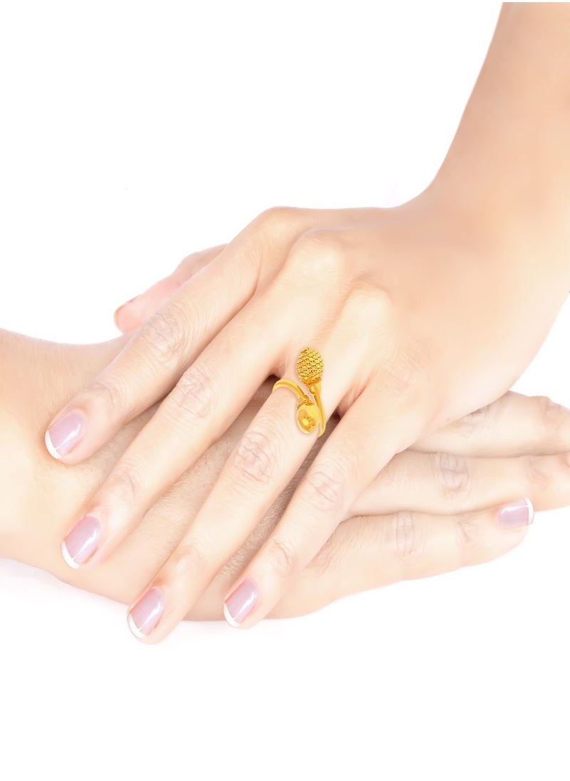 Malabar Gold and Diamonds - 22 Carat 916 Purity Yellow Gold Ring RG1185432Y21 For Women - Image 1