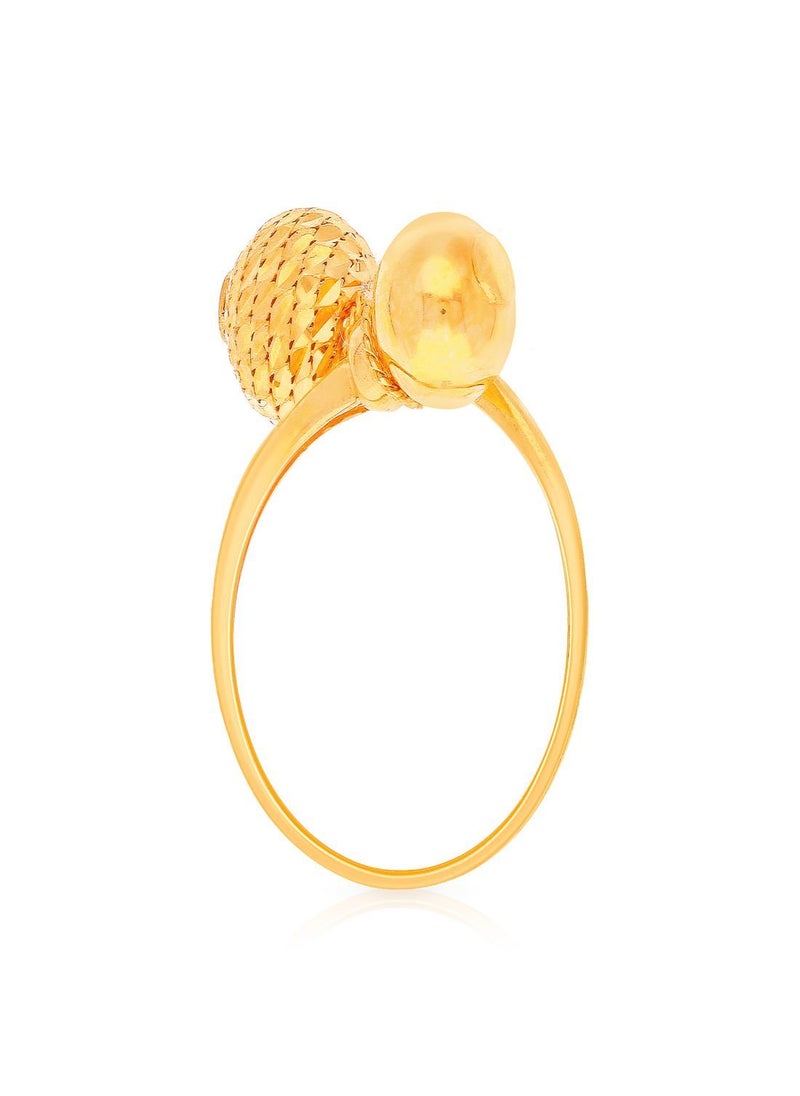 Malabar Gold and Diamonds - 22 Carat 916 Purity Yellow Gold Ring RG1185432Y21 For Women - Image 1