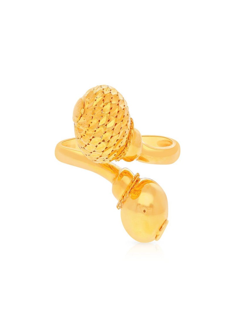Malabar Gold and Diamonds - 22 Carat 916 Purity Yellow Gold Ring RG1185432Y21 For Women - Image 1