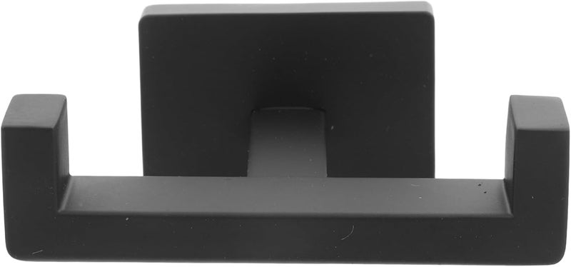 Black Heavy Duty Robe Hooks Wall Mounted Kitchen Towel Hanger - Image 1
