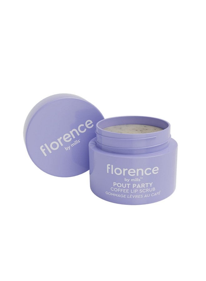 florence by mills Pout Party Coffee Lip Scrub Exfoliating Sugar And Coffee Soft + Smooth Lips Vegan & Crueltyfree - Image 1