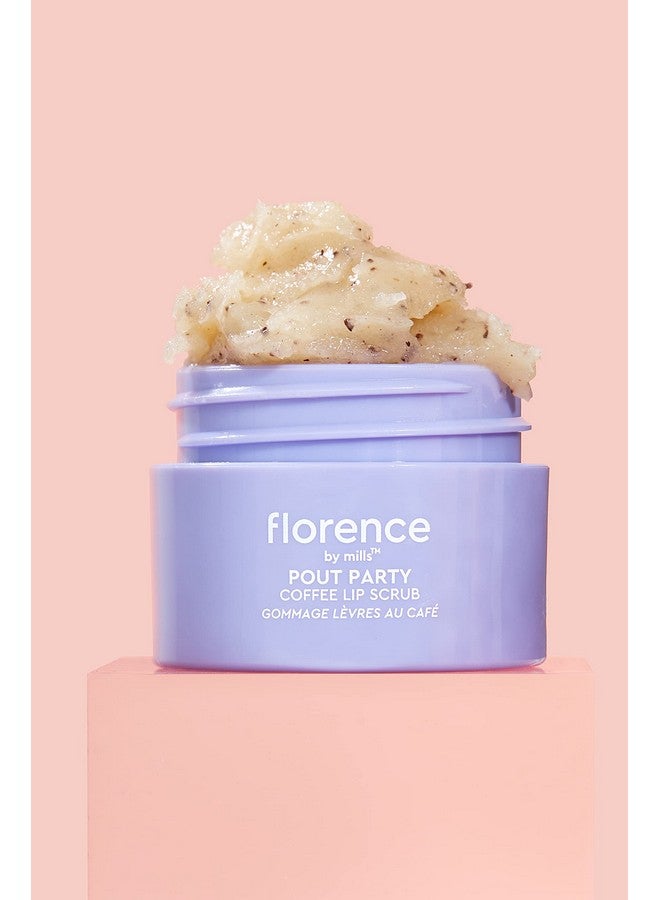 florence by mills Pout Party Coffee Lip Scrub Exfoliating Sugar And Coffee Soft + Smooth Lips Vegan & Crueltyfree - Image 4