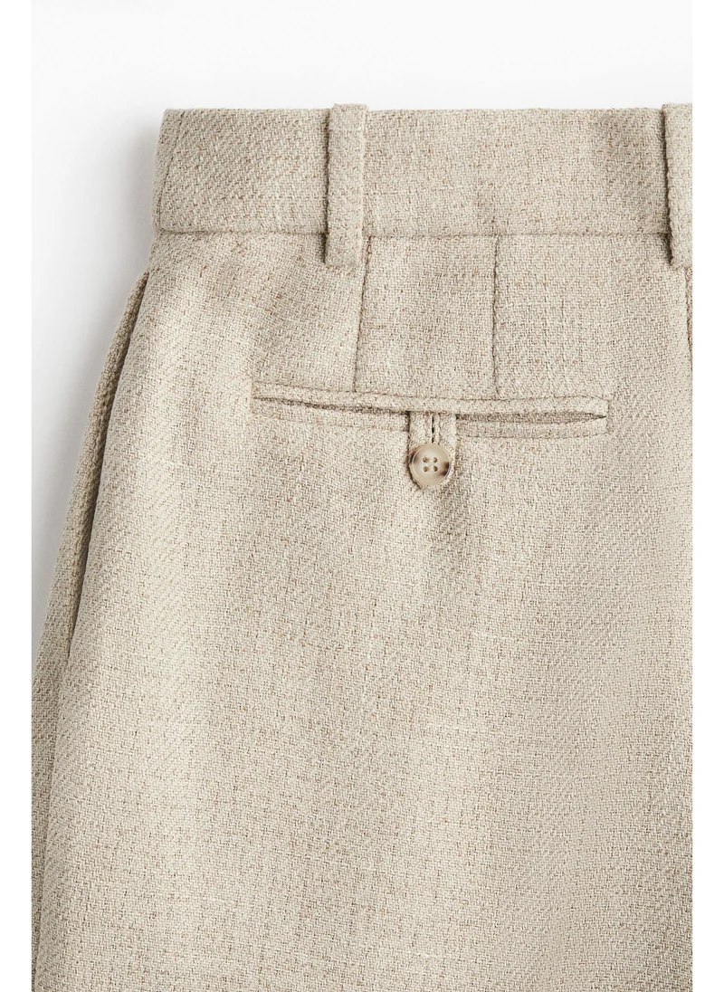 H&M Tapered tailored trousers