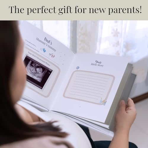 Tiny Trees® Baby Memory Book - My First Year Baby Diary I 51 Pages - Gift for Baby Showers - Parent's Diary for Expectant Mothers, Fathers, and Families | Milestones & Monthly Celebrations - Image 3
