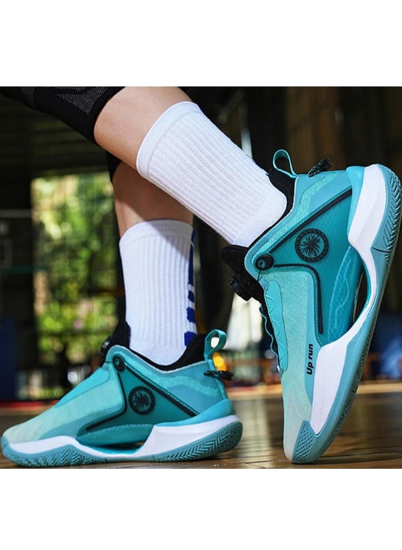 KUYING - Hollow Out Shock Absorption Rotating Button Free Tie Up Sneakers - Image 1