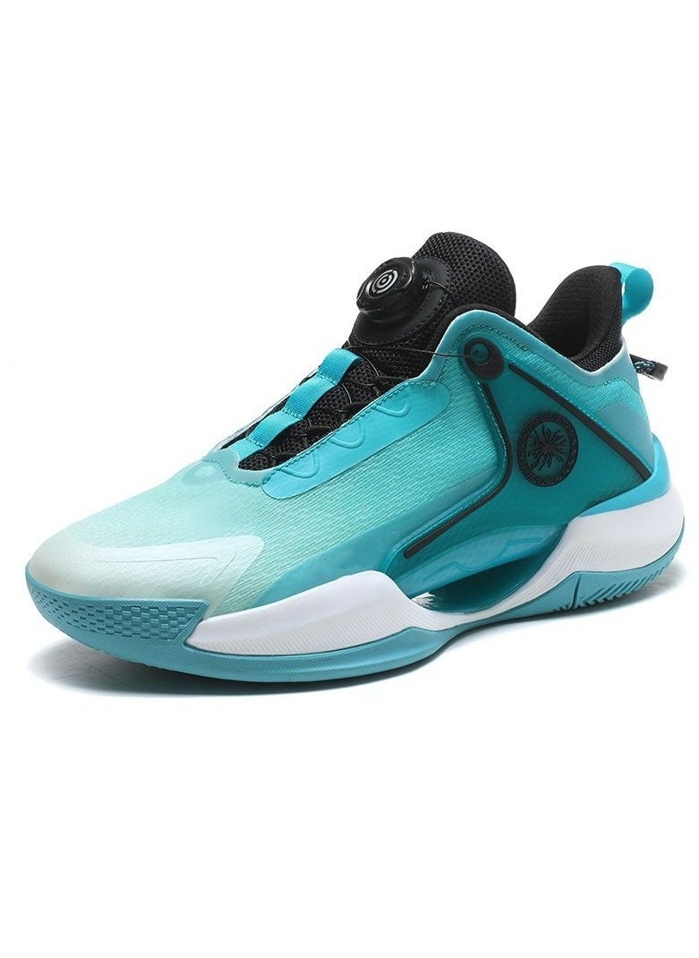 KUYING - Hollow Out Shock Absorption Rotating Button Free Tie Up Sneakers - Image 1