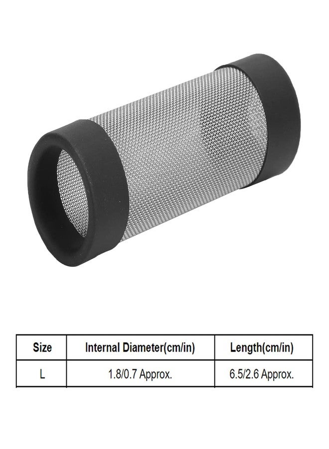 Zerodis Aquarium Intake Filter Mesh Aquarium Filter Cover Stainless Stainless Steel Aquarium Filter Steel Inlet and Outlet Protective Mesh for Fish Shrimps Intake Guard Mesh Cover - Image 4