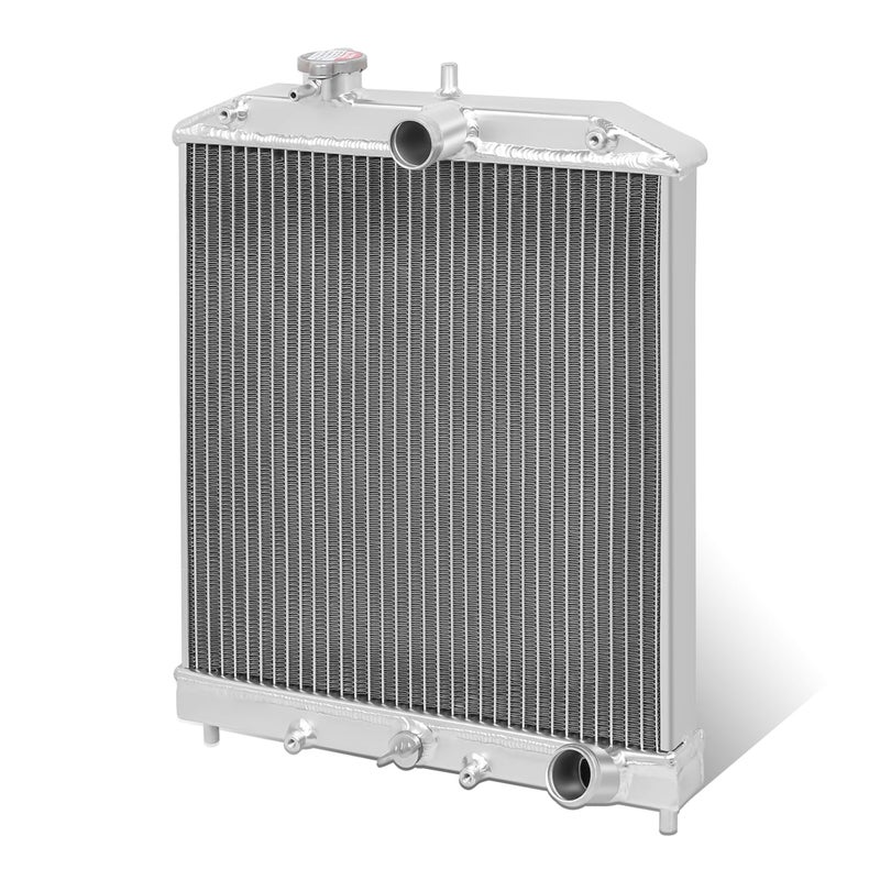 Auto Dynasty Auto Dynasty Full Aluminum 2-Row 42mm Cooling Radiator Compatible with Civic 92-00 | Del Sol 93-97 | Integra 94-01, Manual Transmission Models Only, EJ EK EG DB DC  - Image 1