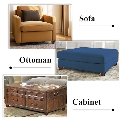 AORYVIC Wood Furniture Legs 3 inch Sofa Legs Pack of 4 Square Couch Legs Brown Mid-Century Modern Replacement Legs for Armchair Recliner Coffee Table Dresser - Image 2